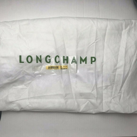 LONGCHAMP Twill & Leather Medium Duffle Tote - Picture 11 of 12